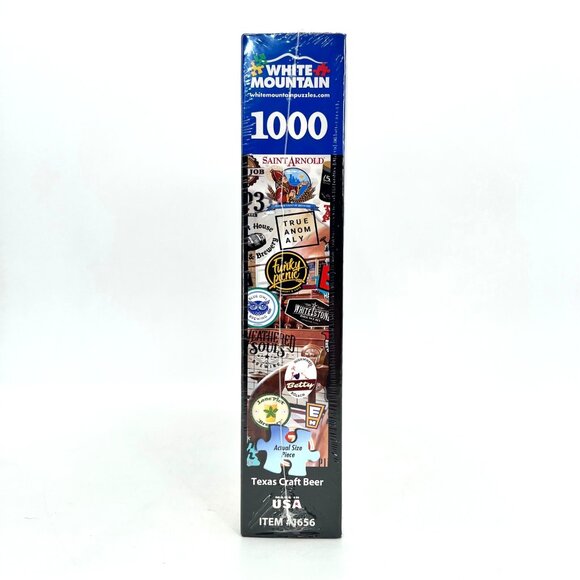 Texas Craft Beer Cerveza 1000 Pc White Mountain Jigsaw Puzzle 24" X 30" Ages 12+ - Picture 9 of 13